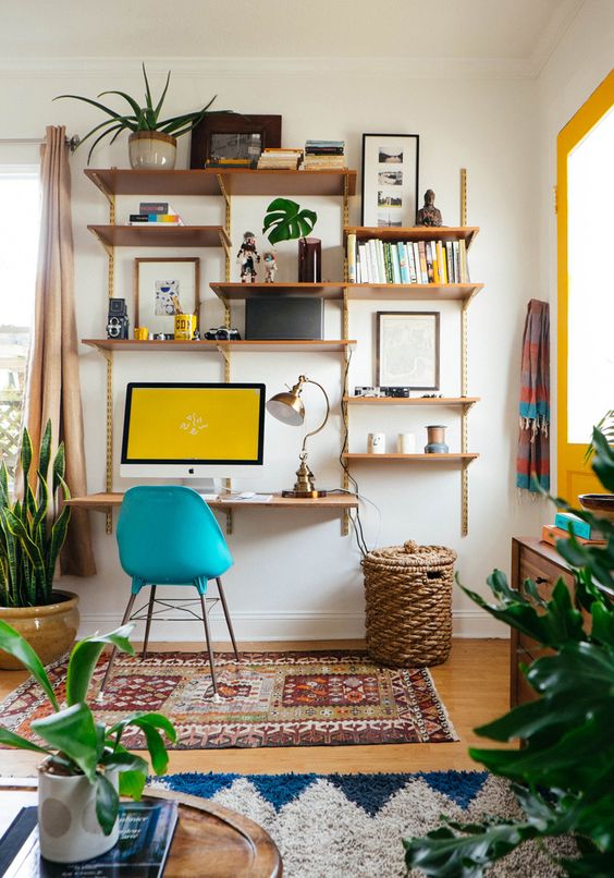 29 Creative Home Office Wall Storage Ideas Shelterness - Desk Wall Organizer Ideas