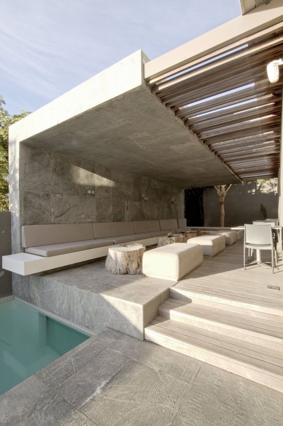 22 minimalist pergola with a roof