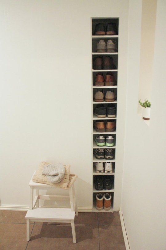 genius simple storage for those who like to keep shoes by the door
