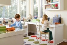 03 colorful floor and accessories make this nook more attractive for kids