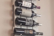 07 picket fence wine rack for bottles and glasses