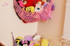 08 crochet hammocks for storing toys