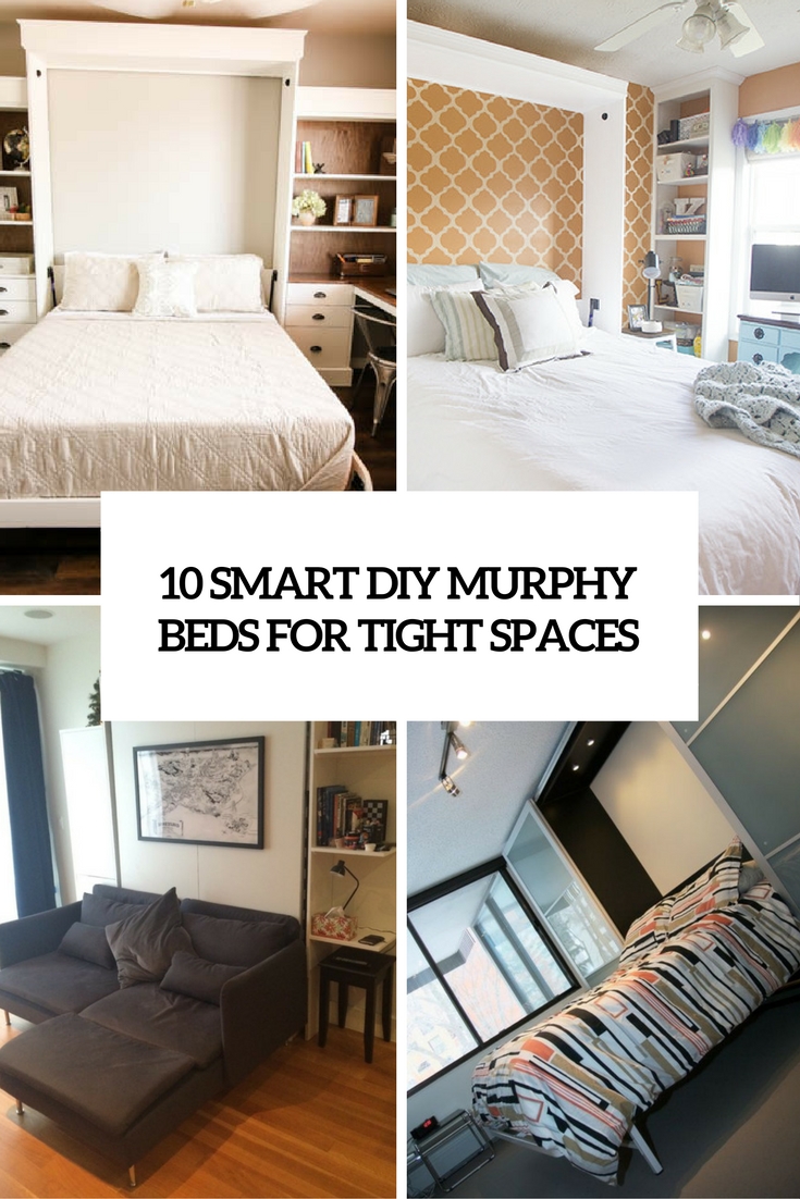 smart diy murphy beds for tight spaces cover