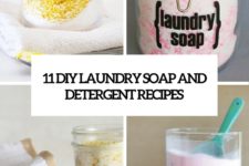 11 diy laundry soap and detergent recipes cover