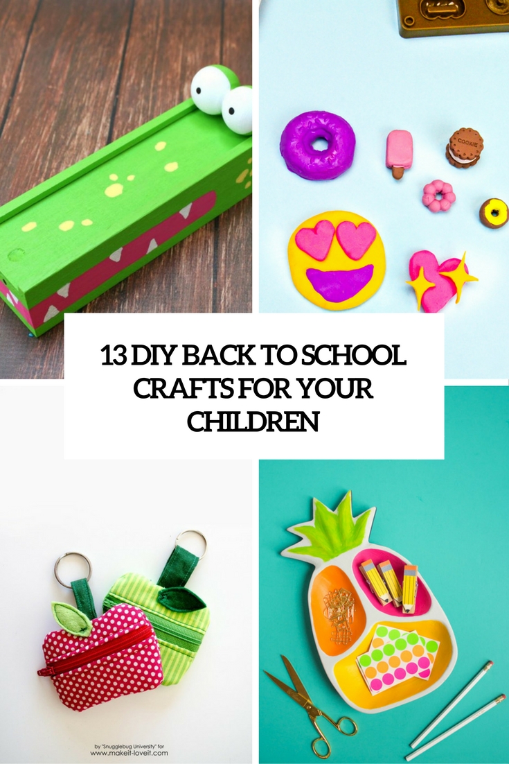 diy back to school crafts for your children cover