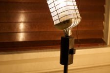 21 microphone floor or table lamp for karaoke fans