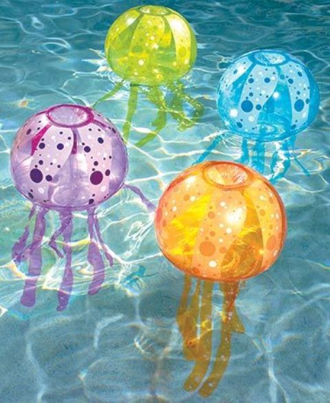 inflatable Jellyfish pool light
