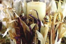24 corn husks to wrap a candle holder