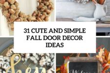 31 cute and simple fall door decor ideas cover