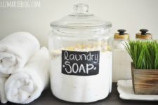 DIY laundry soap for sensitive skin