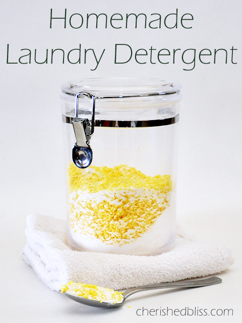 DIY laundry detergent without sacrificing quality (via cherishedbliss.com)