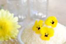 DIY lemon chamomile bath salts to treat muscle spasms