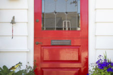 How to paint a door without removing the hardware
