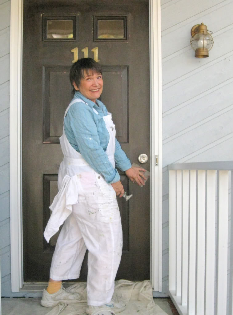 Girl's guide to painting a front door