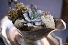 05 chic cream pitcher with succulents planted