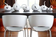 09 wicked pumpkins table topper for chic decor without any fuss