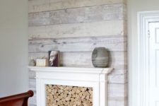 11 reclaimed wood and firewood inside look awesome and cozy
