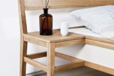 12 bed is continued in this chair-reminding part to make a nightstand