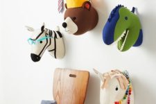 12 bold faux heads are ideal for all kinds of themed rooms and your kids will love them