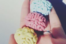 21 make pastel brains of polymer clay to decorate the space