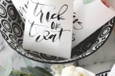 27 calligraphy favor bags for guests