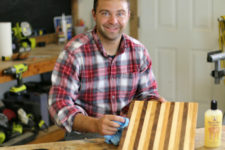 DIY butcher block kitchen cutting boards