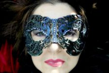 DIY mysterious masquerade masks of different materials