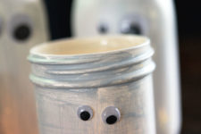 DIY Halloween ghost jars