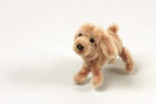 DIY pipe cleaner toy dog