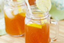 DIY ginger lemongrass iced tea