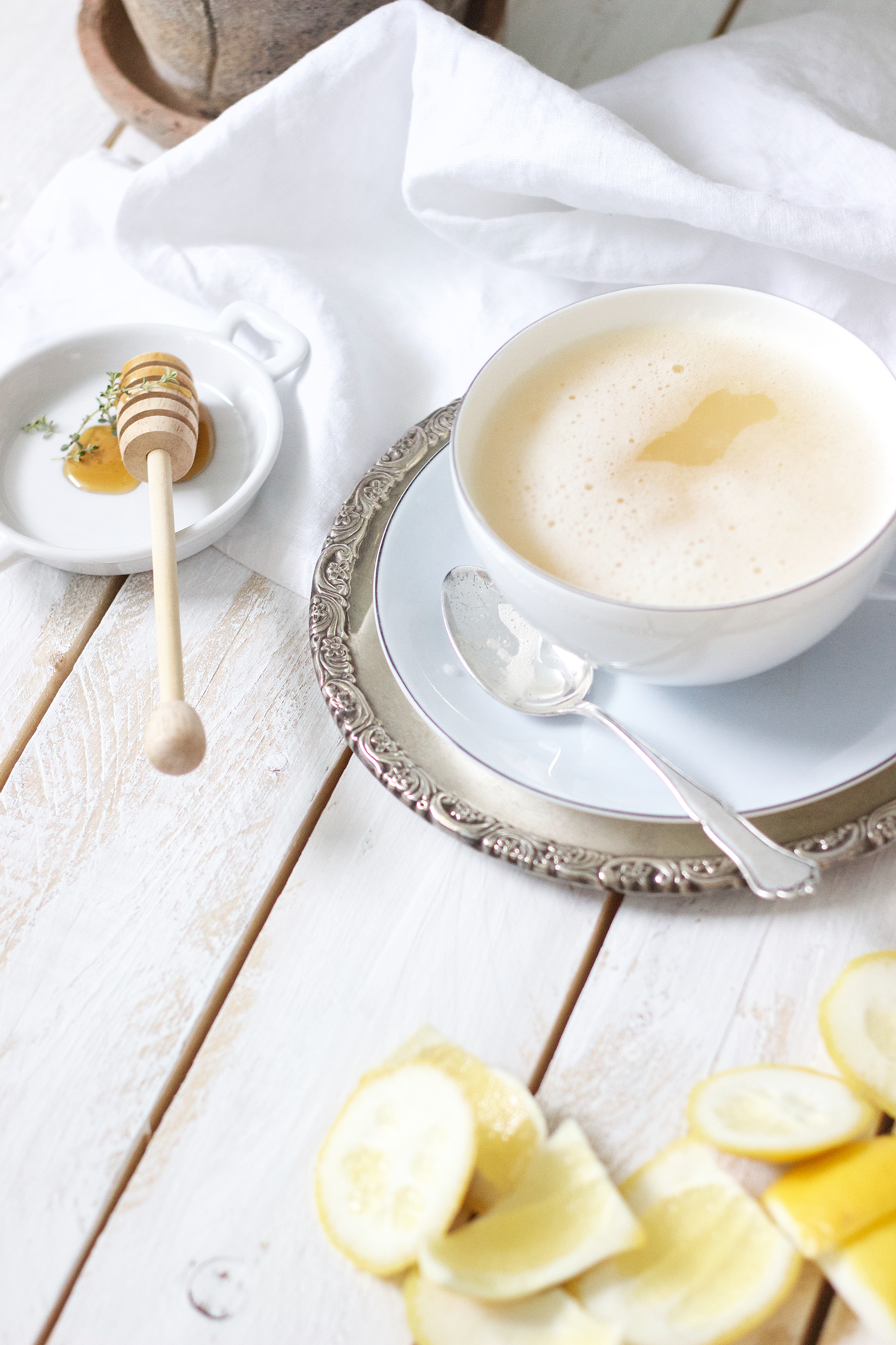 DIY lemon ginger tea