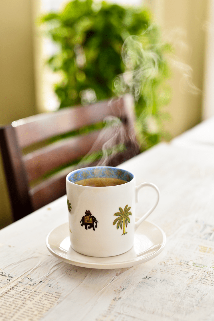 DIY ayurvedic detox tea with cumin, fennel and coriander