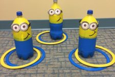 07 homemade minions made for ring toss