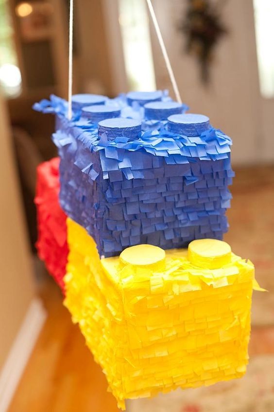 Lego pinata for kids' fun