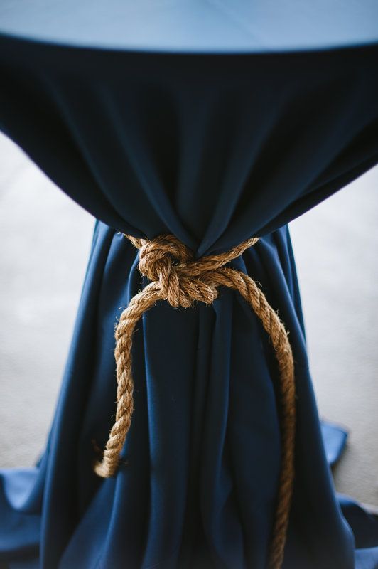 rope for navy tablecloths