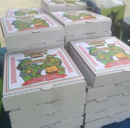 serve pizzas because the ninja turtles loved them