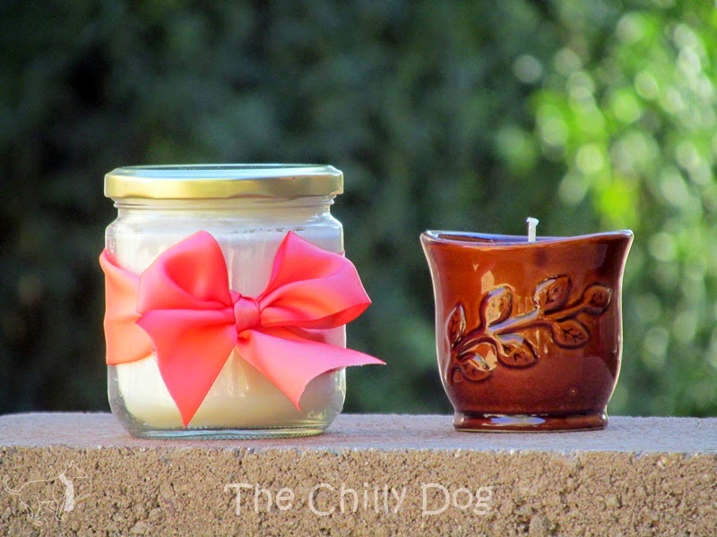 DIY scented soy candles in jars (via www.thechillydog.com)