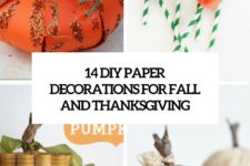 14 diy paper decorations for fall and thanksgiving cover