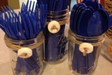 15 utensil holders for a nautical themed party