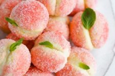 22 sweet ricotta peach cookies