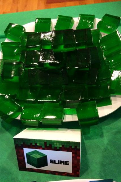 Minecraft slime jelly