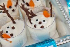 25 melted Olaf desserts