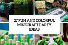 27 fun and colorful minecraft party ideas cover