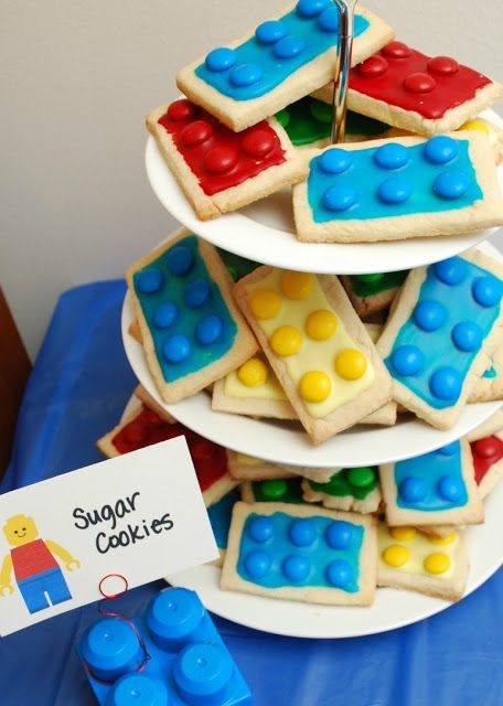 Lego sugar cookies