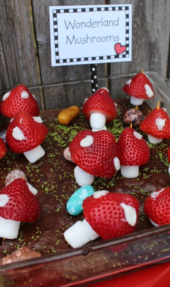 Wonderland mushroom treats