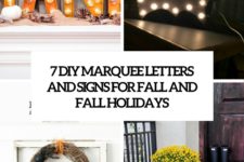 7 diy marquee letters and signs for fall and fall holidays cover