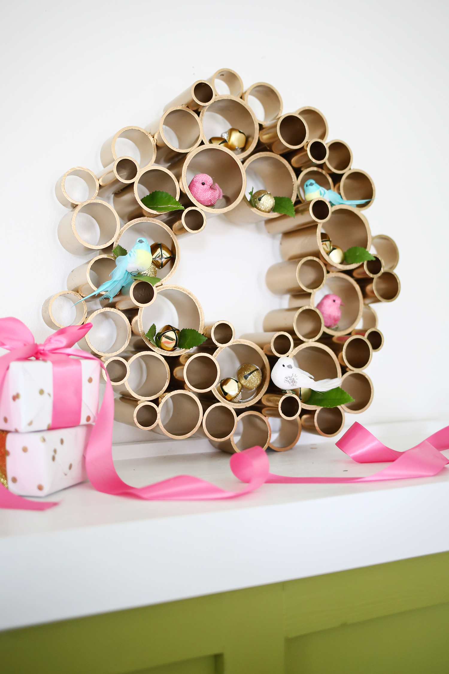 DIY PVC pipe wreath for any holiday