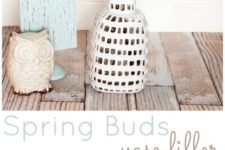 DIY spring buds vase filler