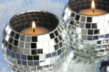 11 disco ball candle holders