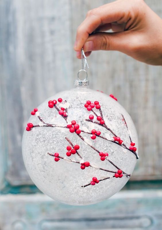 Holly Pine Pick with Ball Ornament - Add Festive Charm to Your Xmas  Decorations | Michaels